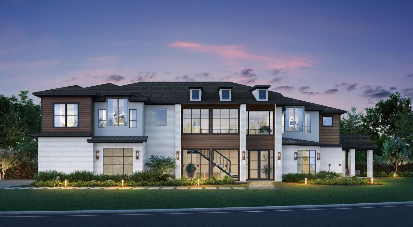 Attached, Exterior, Facade, Modern