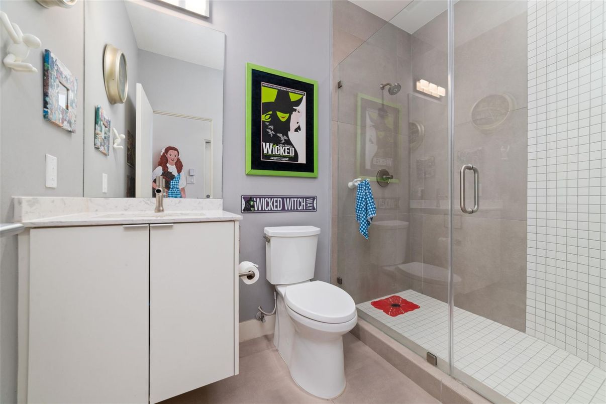 Bathroom, Glass Shower, Interior