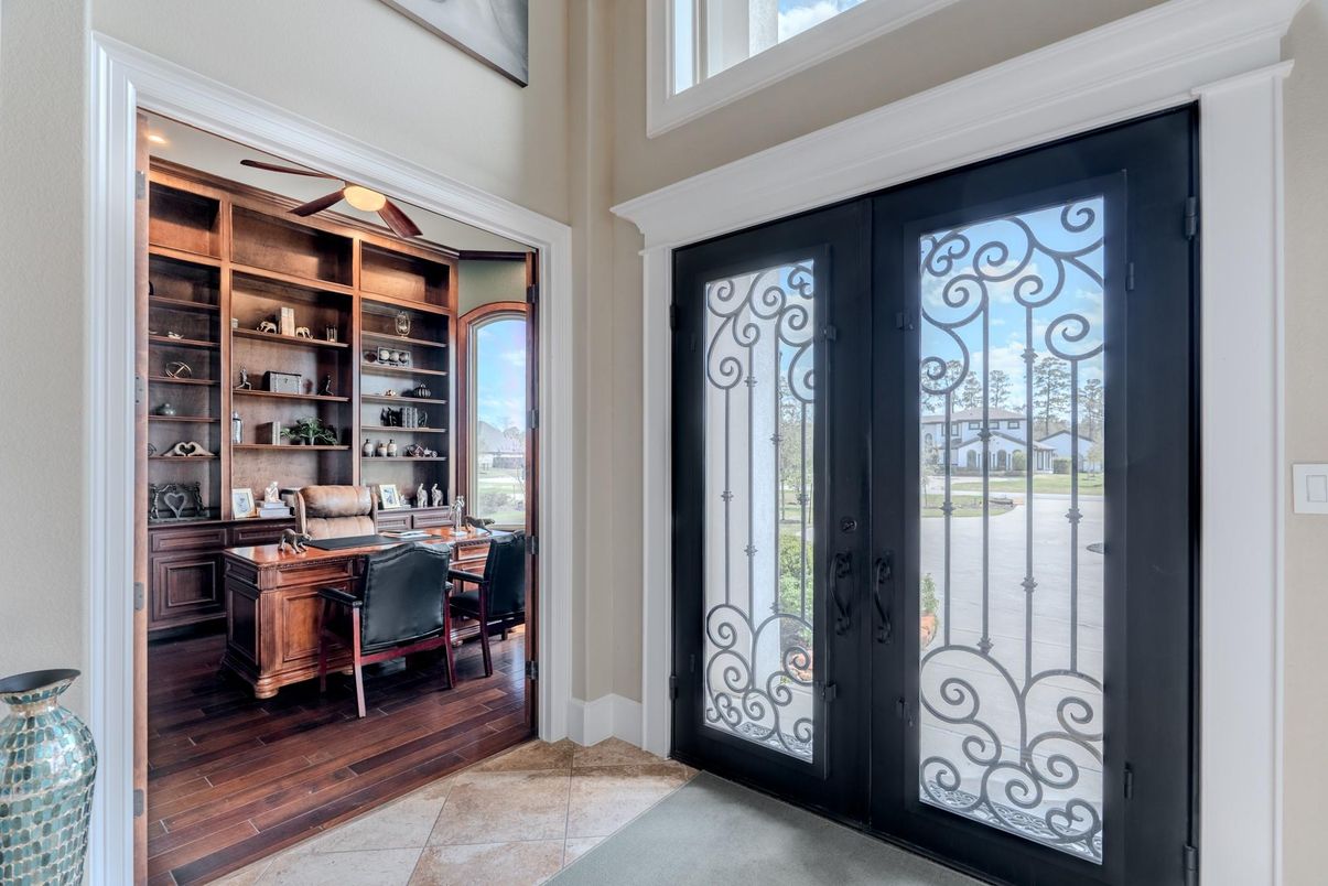 Home Office, Interior, Wood Texture Flooring