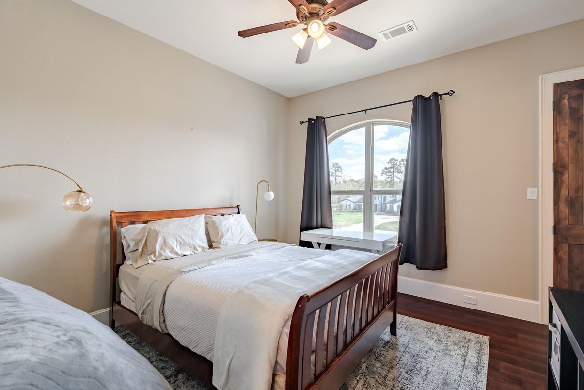 Bedroom, Interior, Wood Texture Flooring
