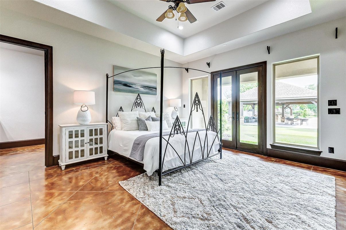 Bedroom, Interior, Wood Texture Flooring