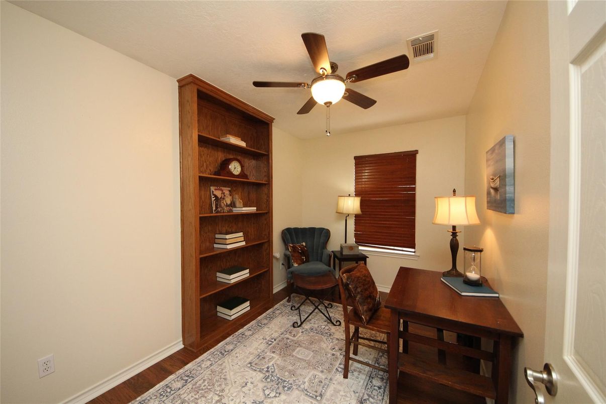 Home Office, Interior, Wood Texture Flooring