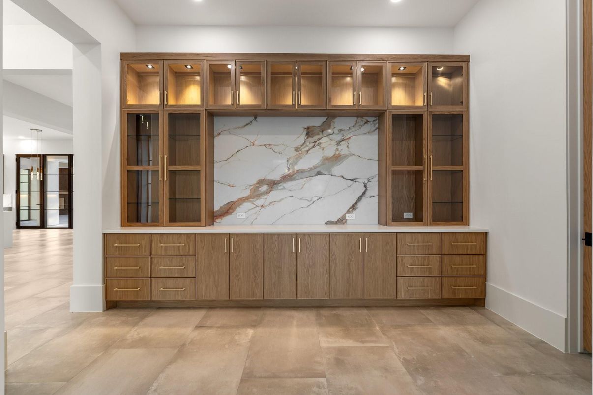 Interior, Marble Walls, Pendant Lights, Recessed Lighting