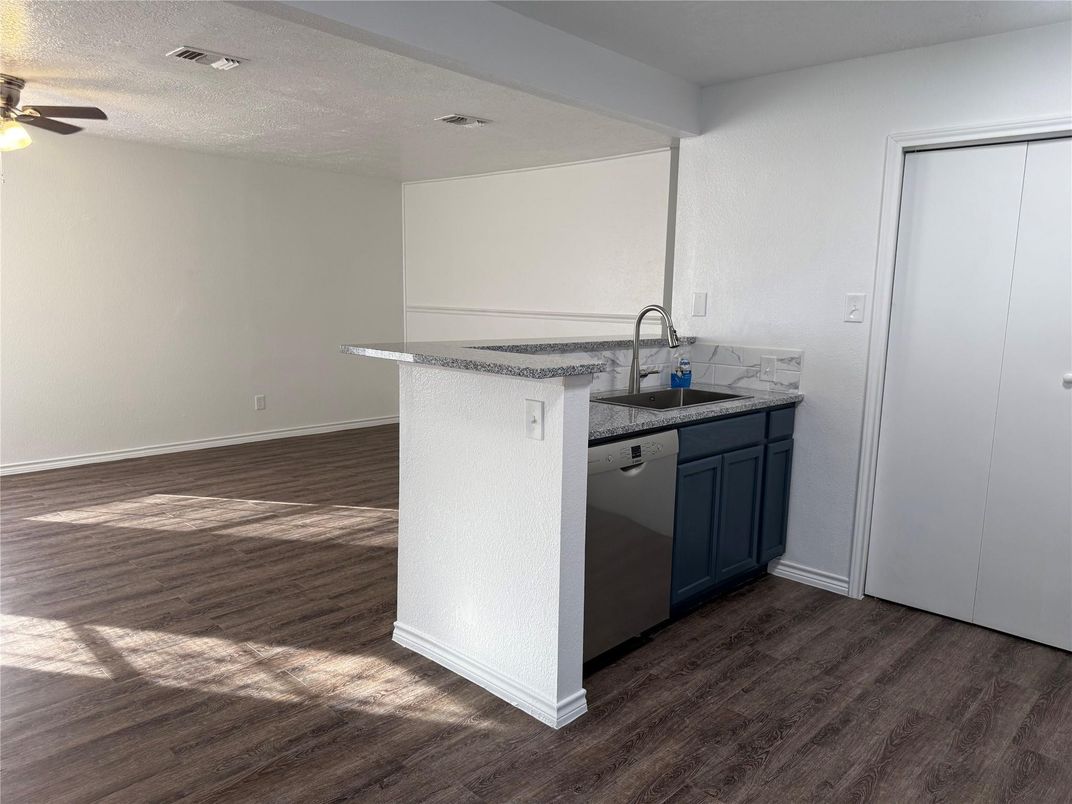 Interior, Kitchen, Wood Texture Flooring
