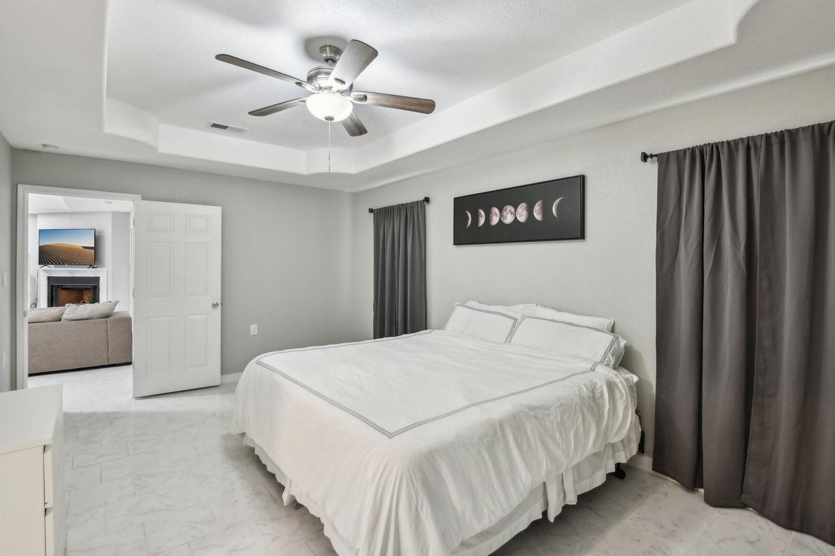 Bedroom, Interior, Marble
