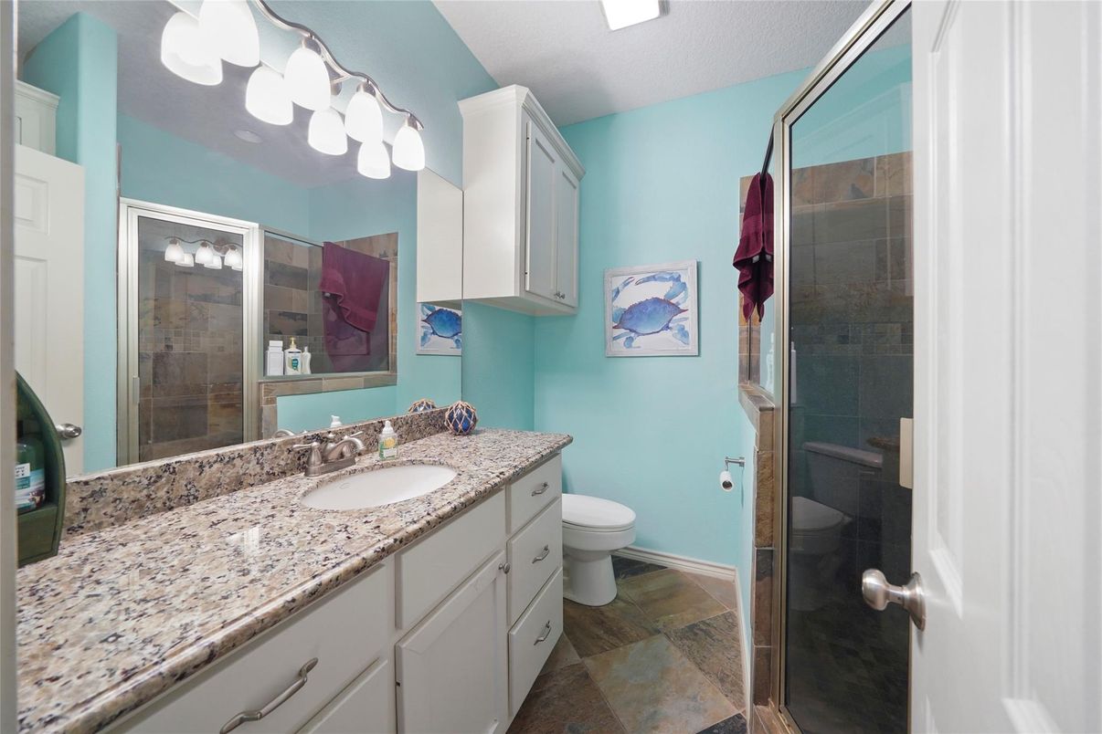 Bathroom, Glass Shower, Interior