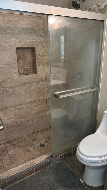Bathroom, Glass Shower, Interior