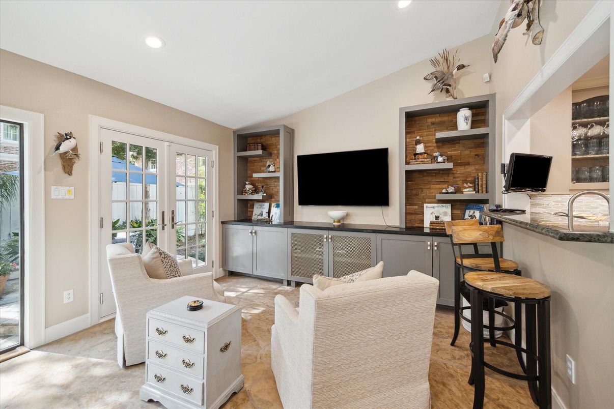 Interior, Living room, Recessed Lighting