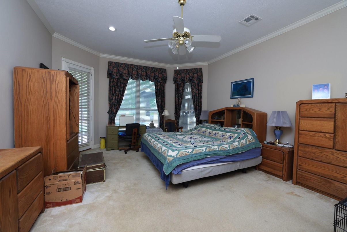 Bedroom, Interior, Recessed Lighting