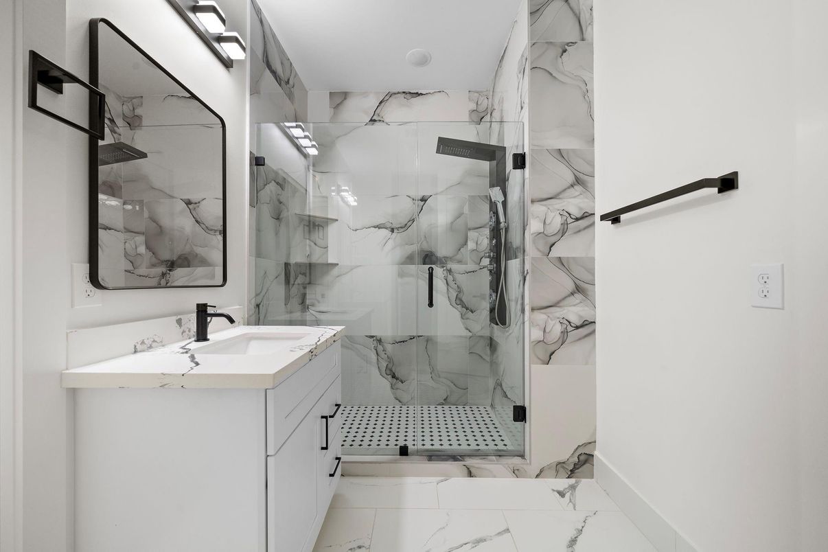 Bathroom, Interior, Marble, Marble Walls