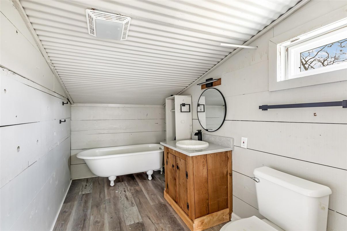 Bathroom, Interior, Wood Texture Flooring