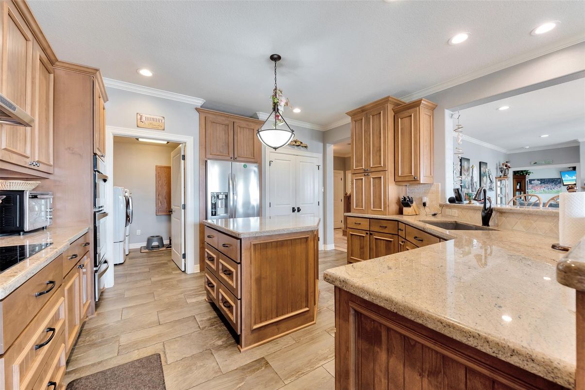 Interior, Kitchen, Pendant Lights, Recessed Lighting