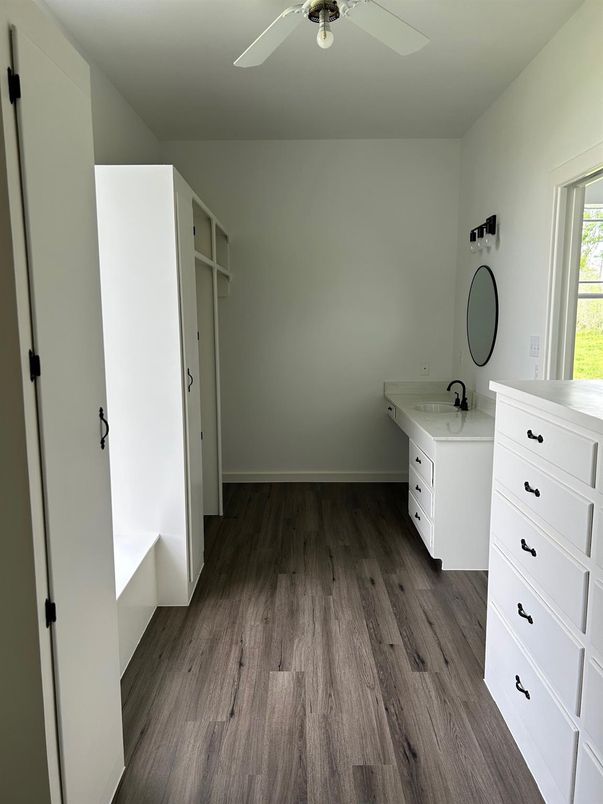 Bathroom, Interior, Wood Texture Flooring