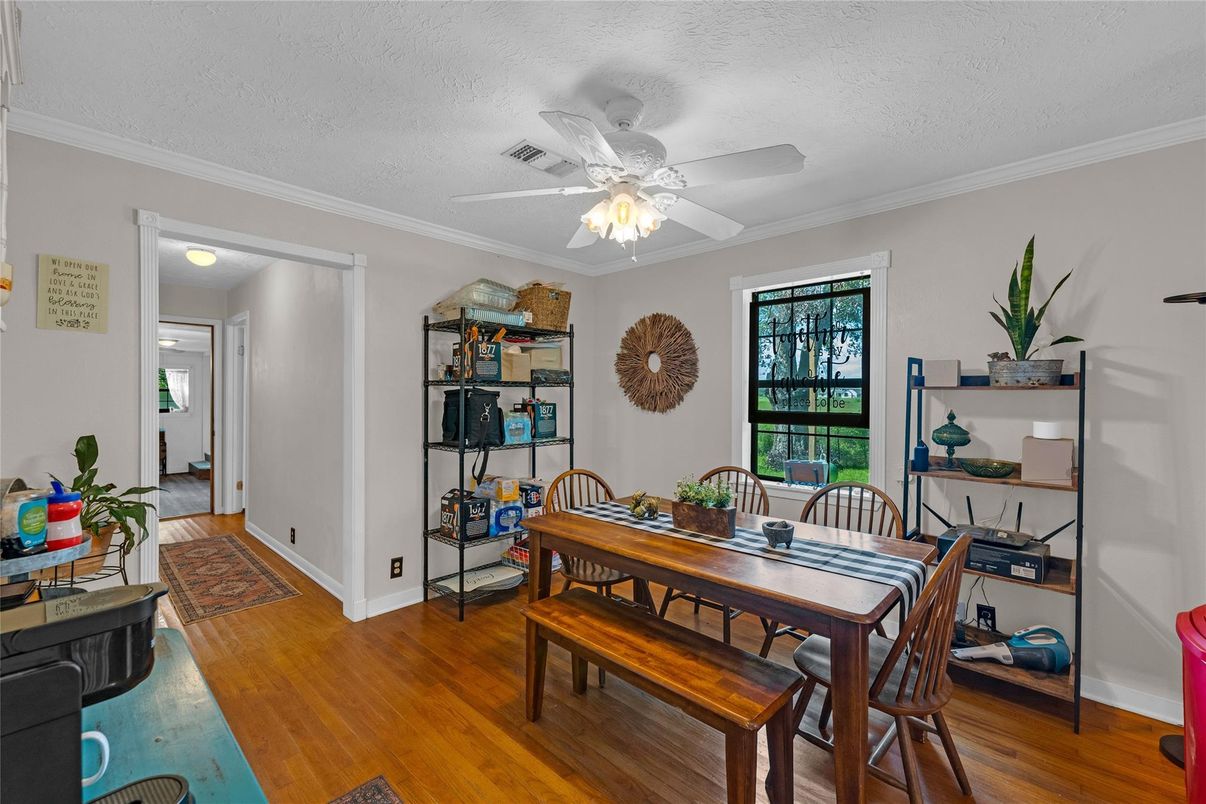 Dining room, Interior, Wood Texture Flooring