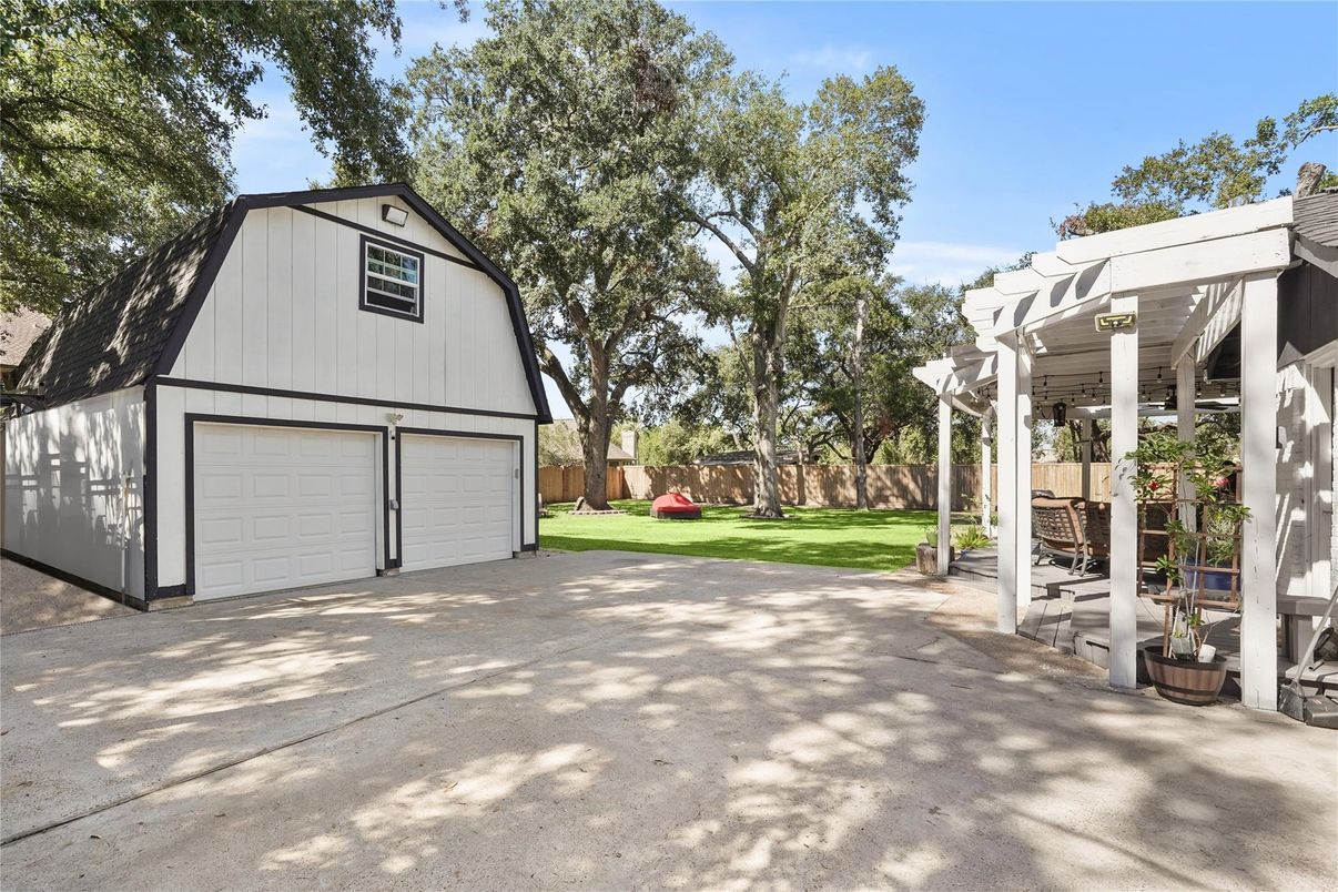 Backyard, Detached Garage, Exterior, Playground