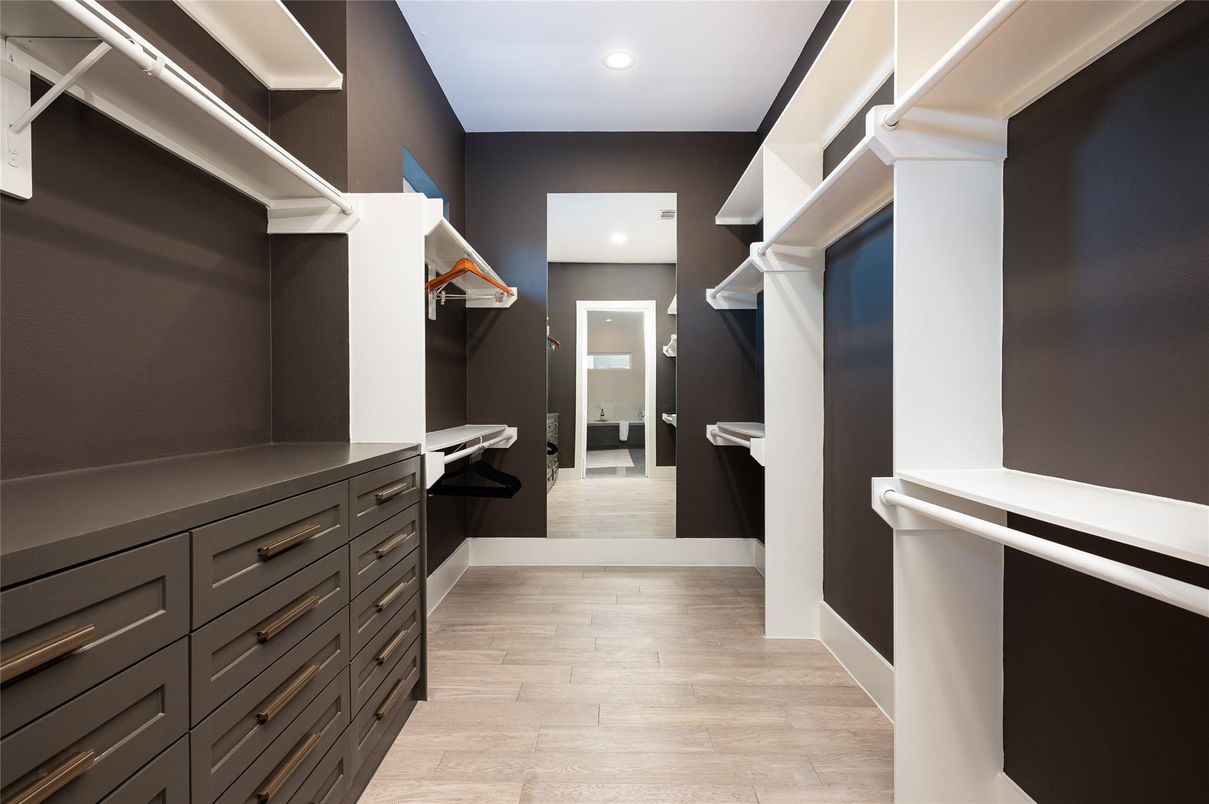 Interior, Recessed Lighting, Walk-in Closets, Wood Texture Flooring