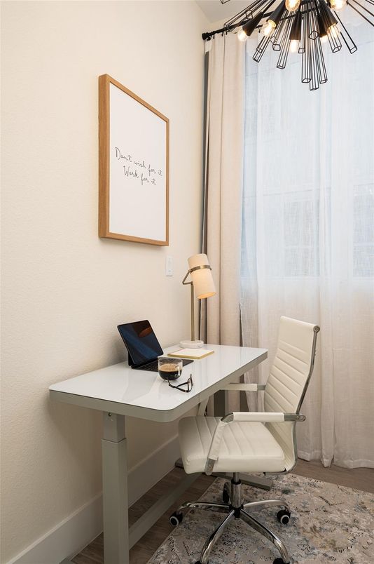 Home Office, Interior, Wood Texture Flooring