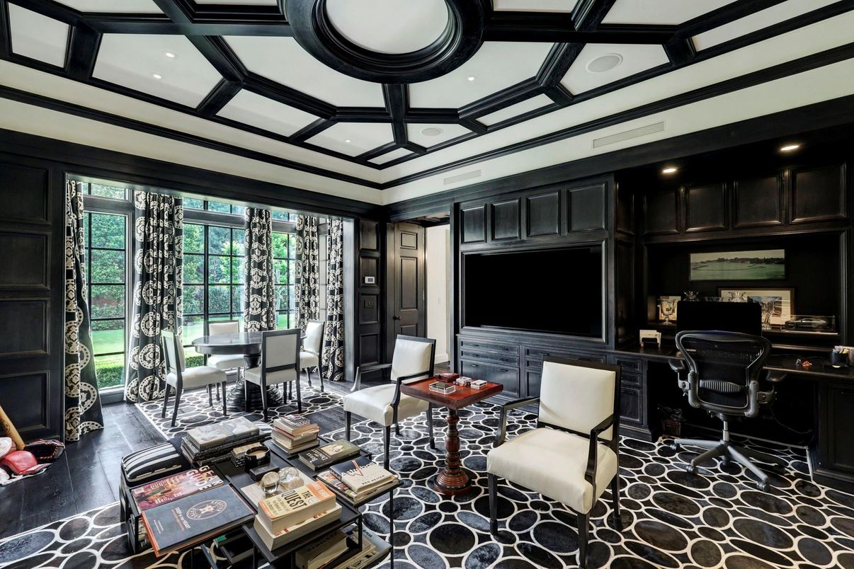 Home Office, Interior, Recessed Lighting