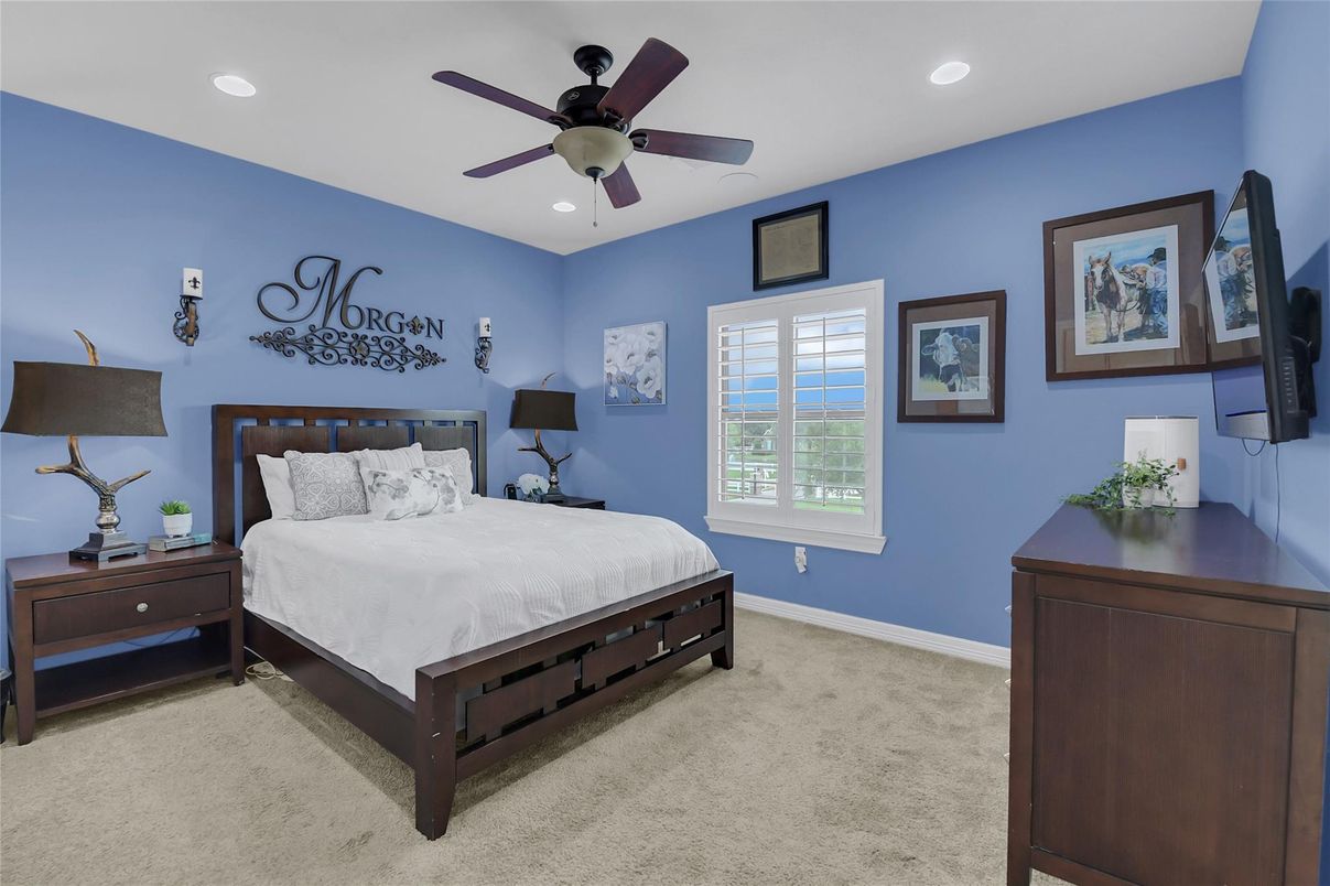 Bedroom, Interior, Recessed Lighting