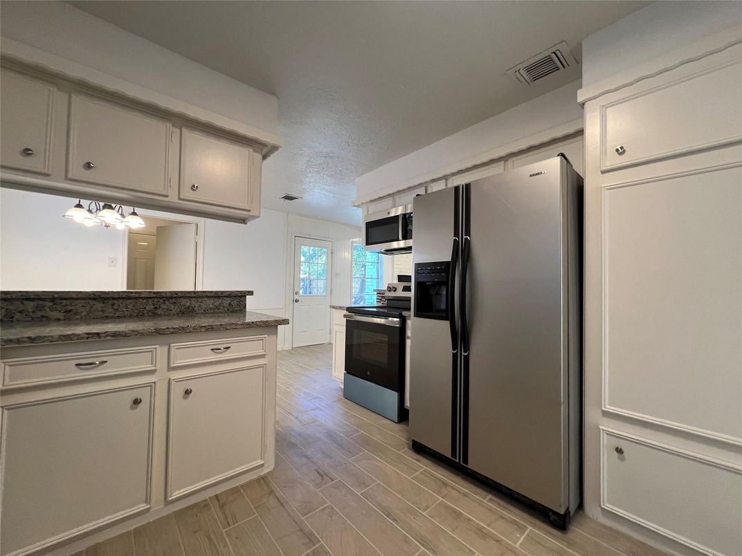 Interior, Kitchen, Wood Texture Flooring