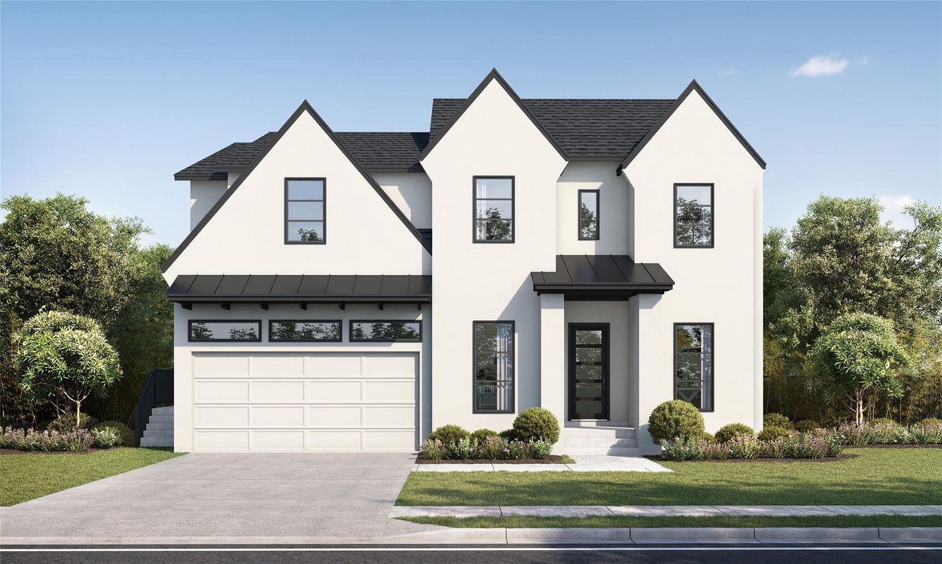 Attached, Exterior, Facade, Farmhouse
