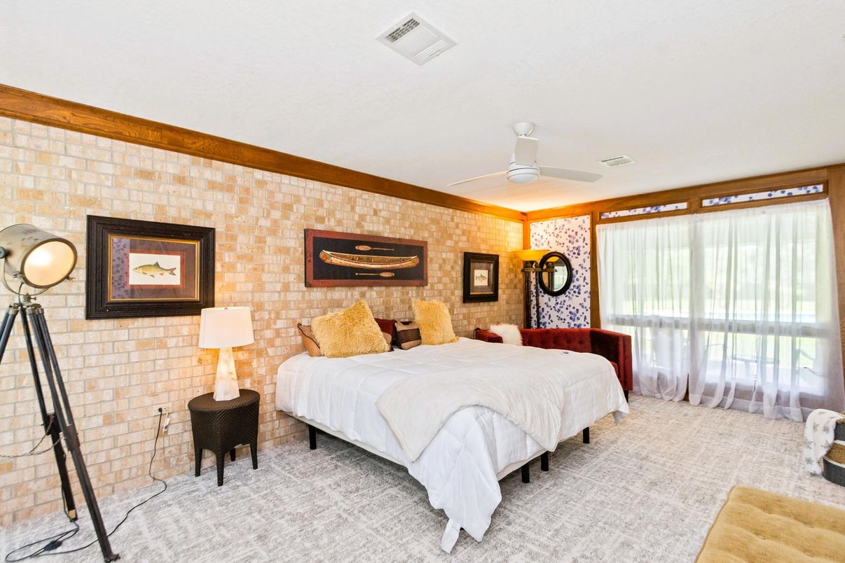 Bedroom, Interior, Stone Walls