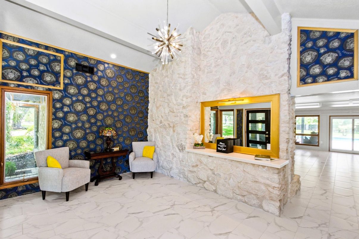 Interior, Marble, Pendant Lights, Recessed Lighting