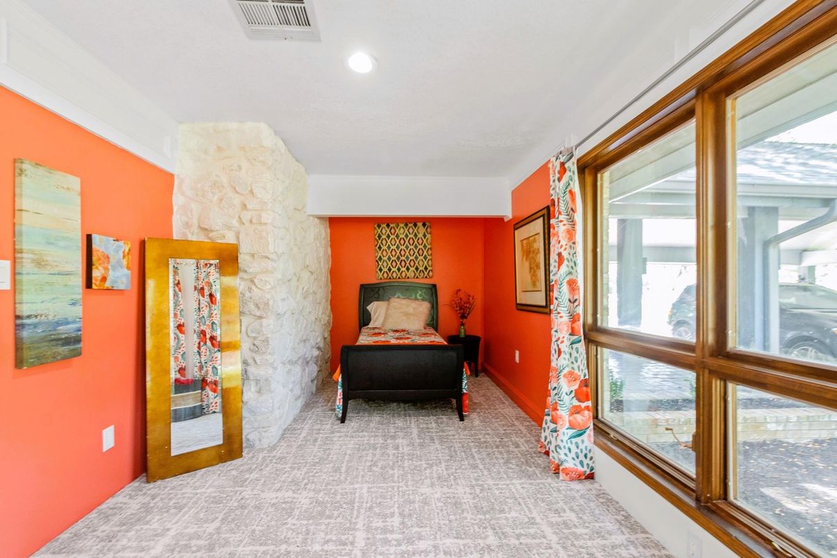 Bedroom, Interior, Recessed Lighting