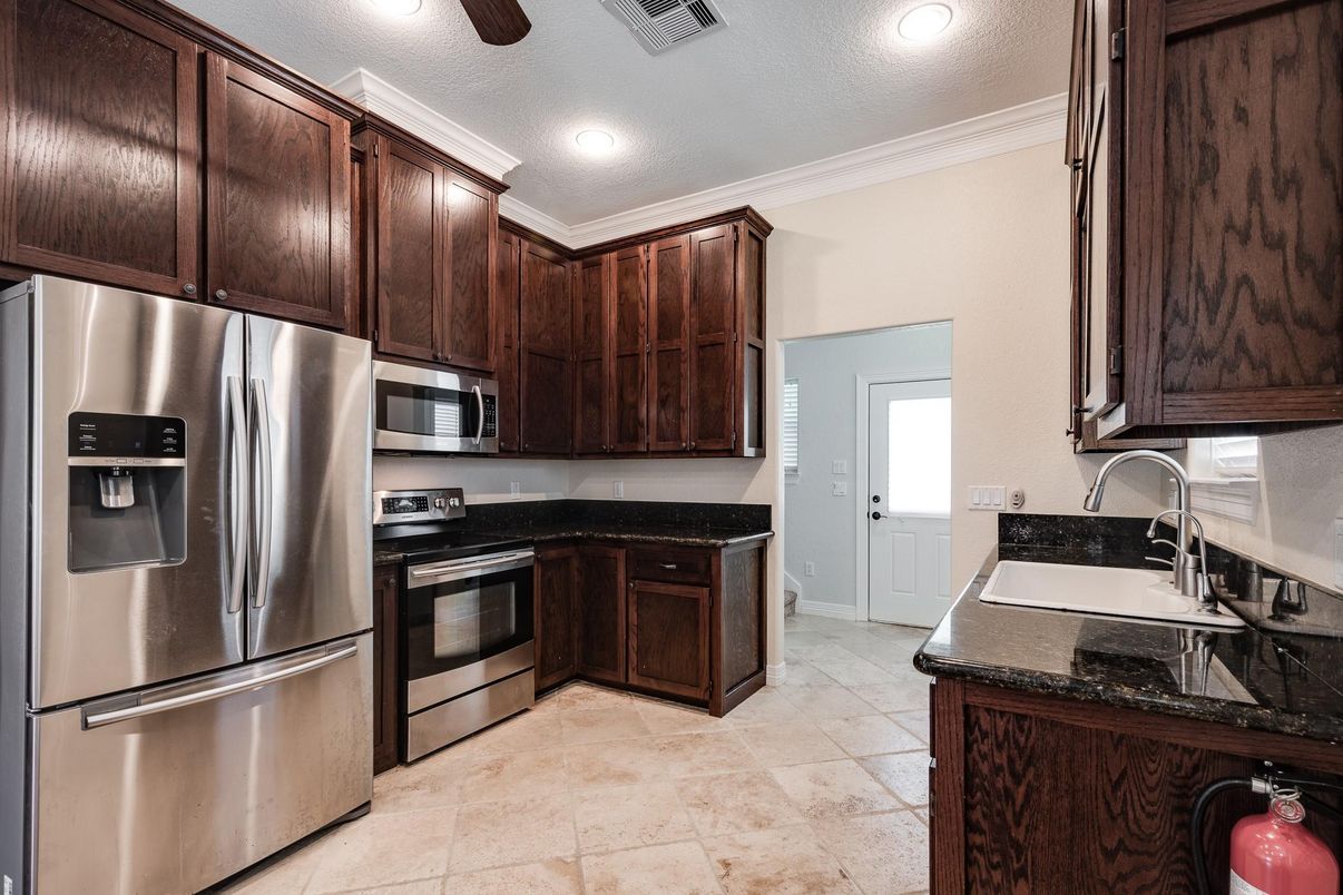 Interior, Kitchen, Recessed Lighting, Stainless Steel Appliances