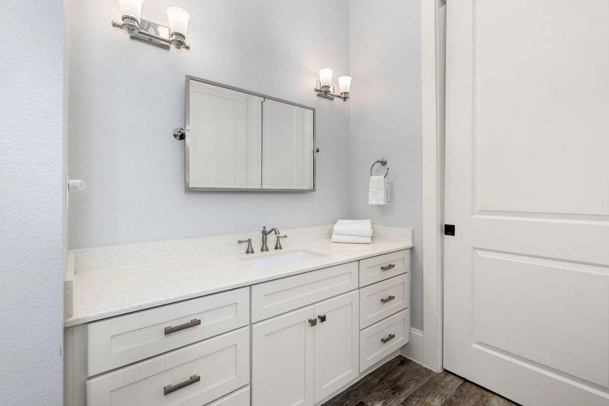 Bathroom, Interior, Wood Texture Flooring