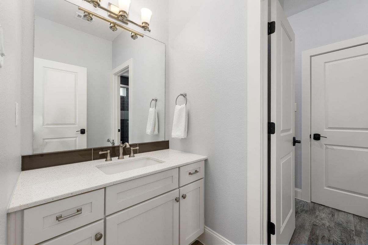 Bathroom, Interior, Wood Texture Flooring
