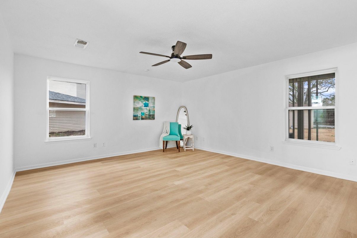 Empty room, Interior, Wood Texture Flooring