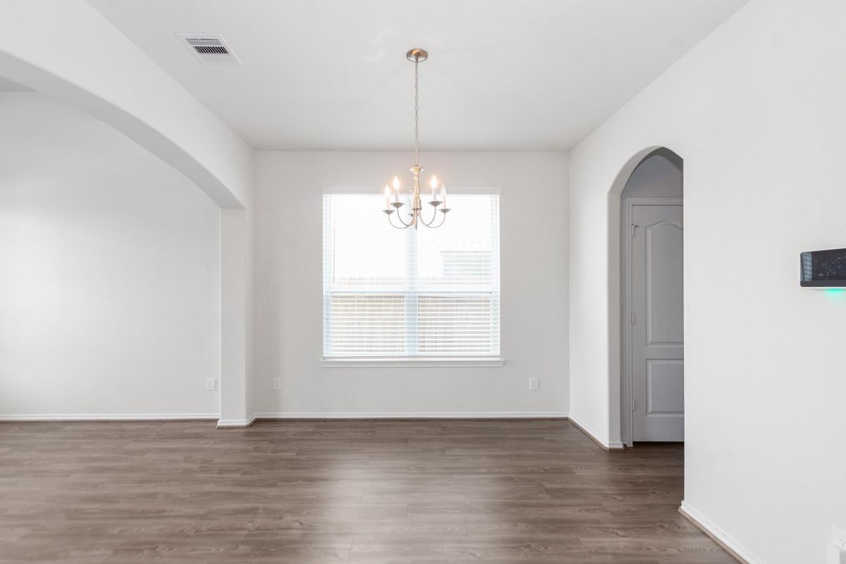 Chandelier, Empty room, Interior, Wood Texture Flooring