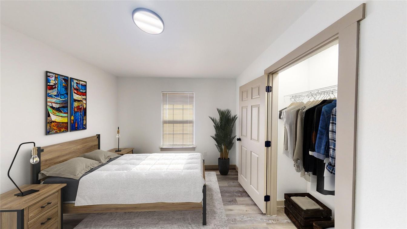 Bedroom, Interior, Wood Texture Flooring