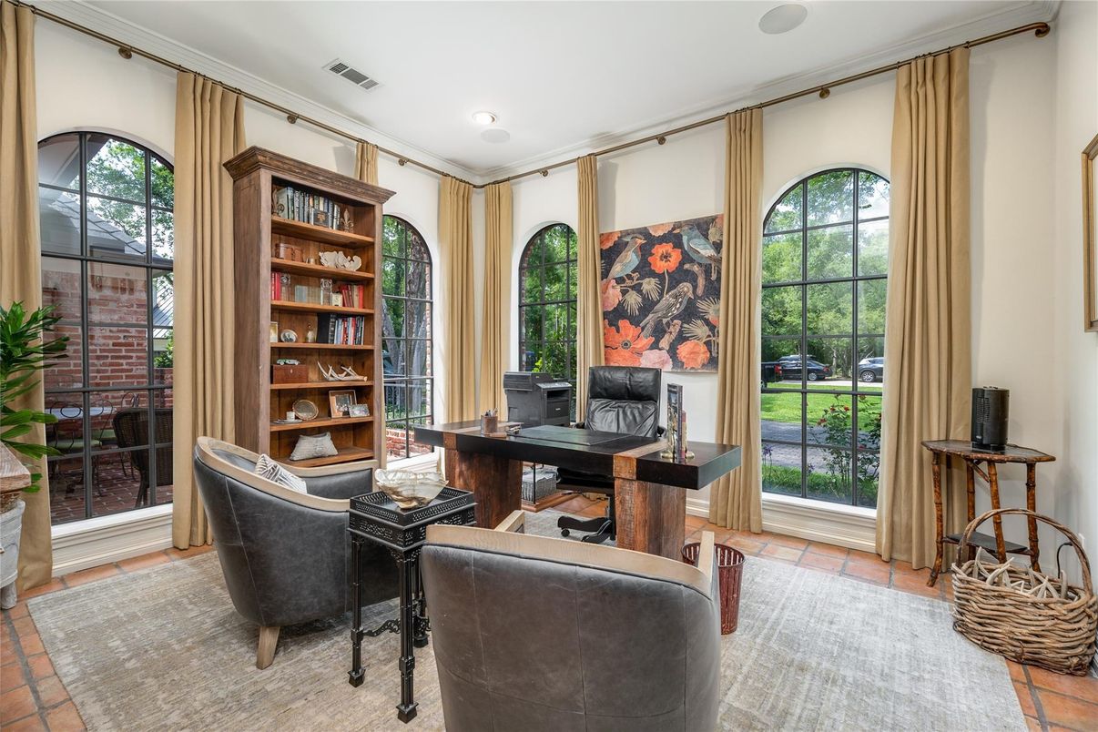 Home Office, Interior, Recessed Lighting