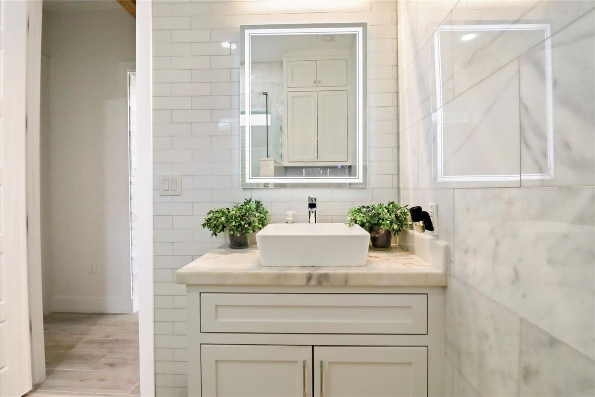 Bathroom, Interior, Wood Texture Flooring