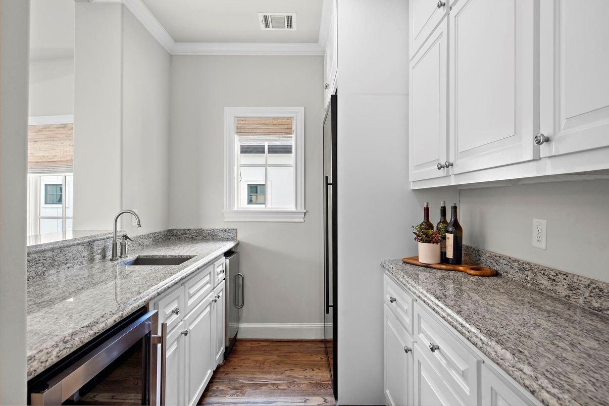 Interior, Kitchen, Wood Texture Flooring