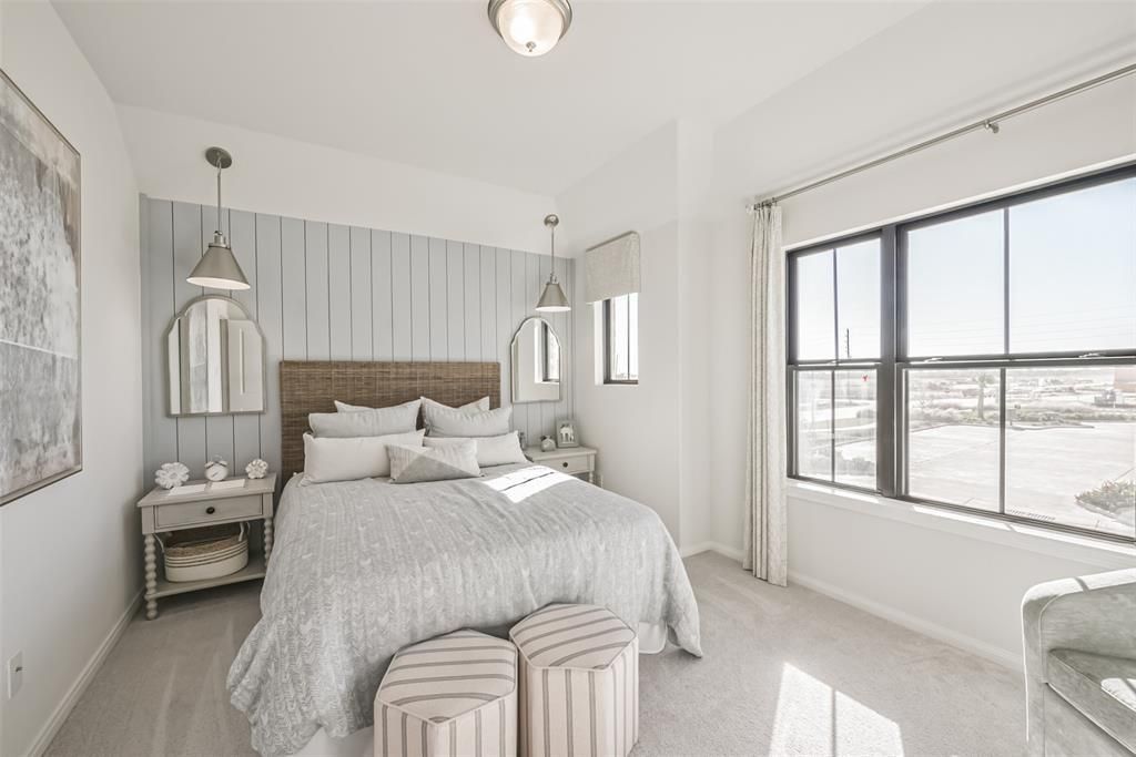 Bedroom, Interior, Pendant Lights