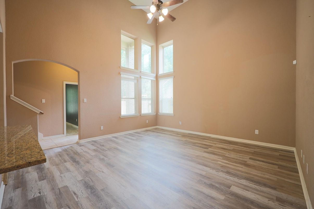 Empty room, Interior, Wood Texture Flooring