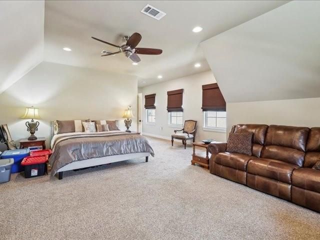 Bedroom, Interior, Recessed Lighting