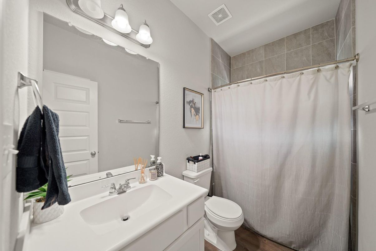 Bathroom, Interior, Wood Texture Flooring