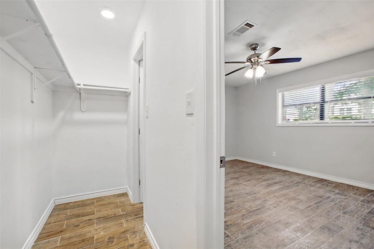 Interior, Recessed Lighting, Walk-in Closets, Wood Texture Flooring