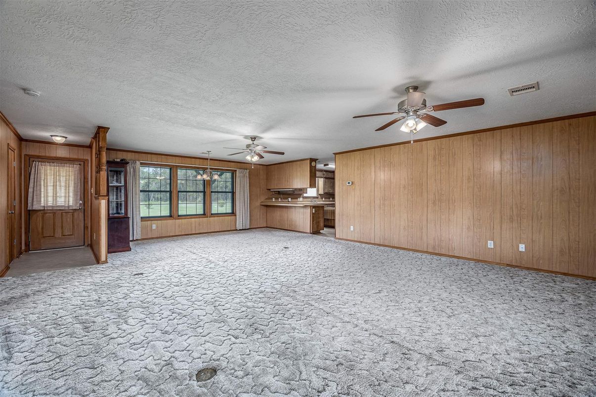 Empty room, Interior, Wooden Walls