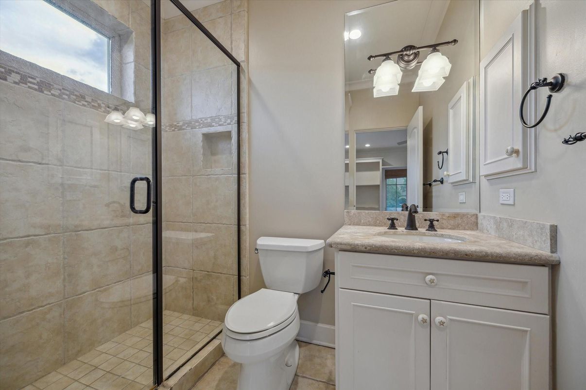 Bathroom, Glass Shower, Interior
