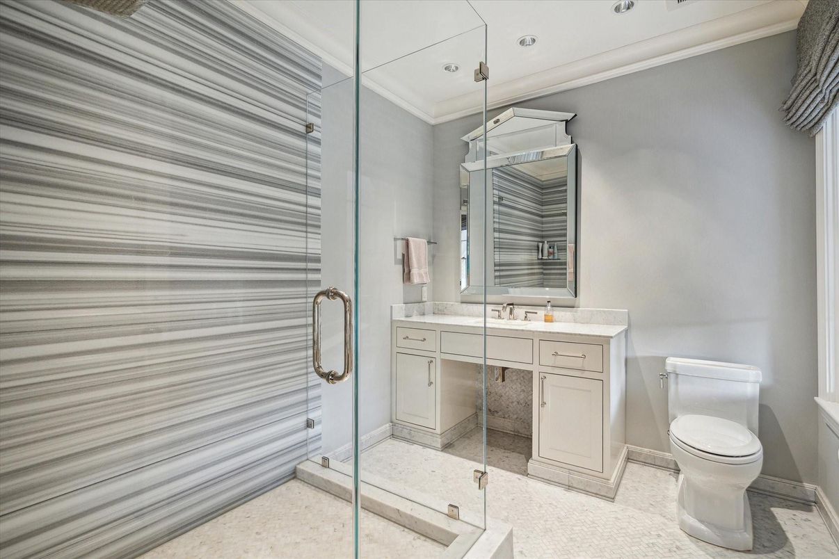 Bathroom, Glass Shower, Interior