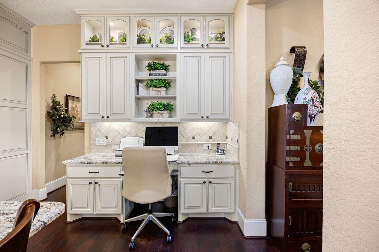 Home Office, Interior, Wood Texture Flooring