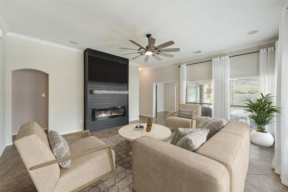 Fireplace, Interior, Living room