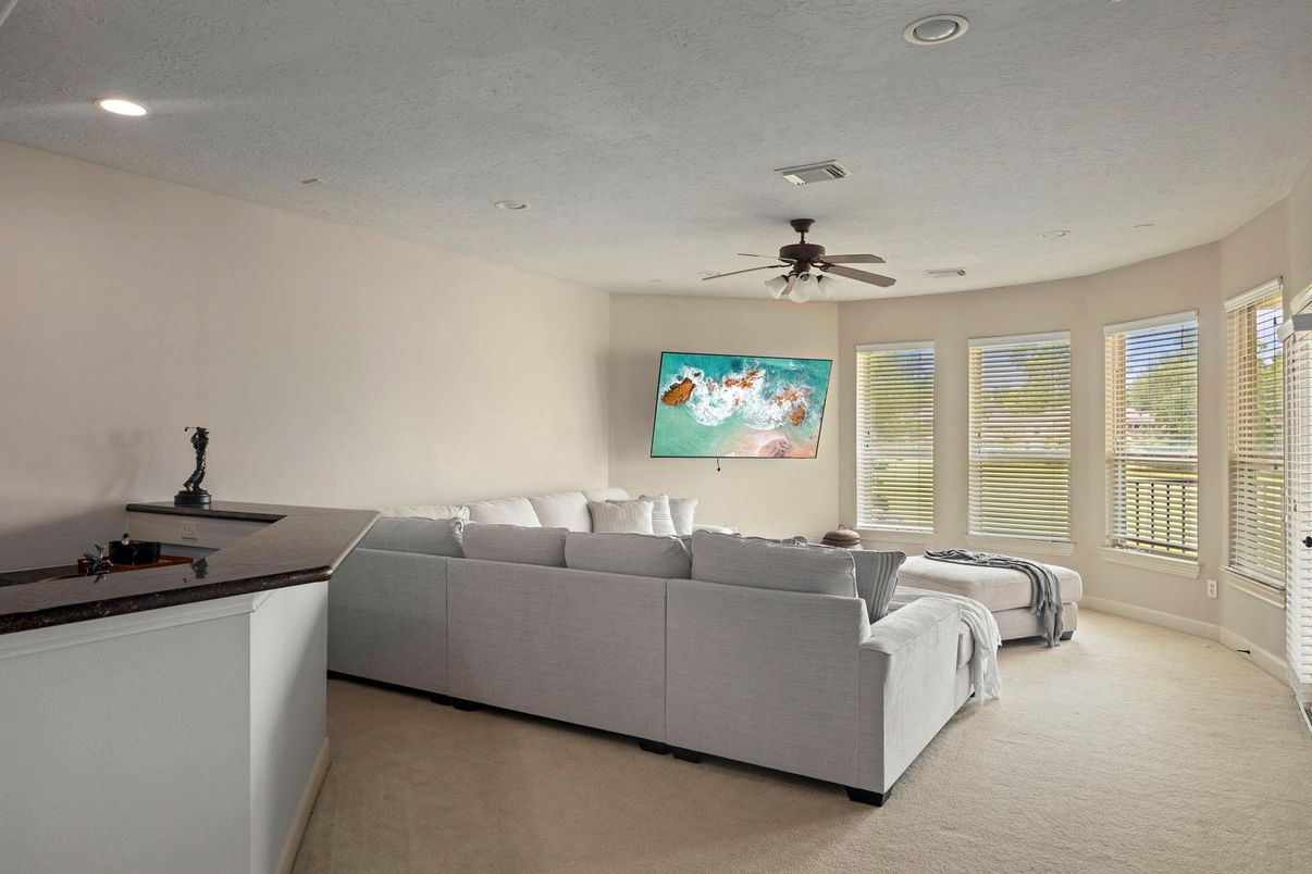 Interior, Living room, Recessed Lighting