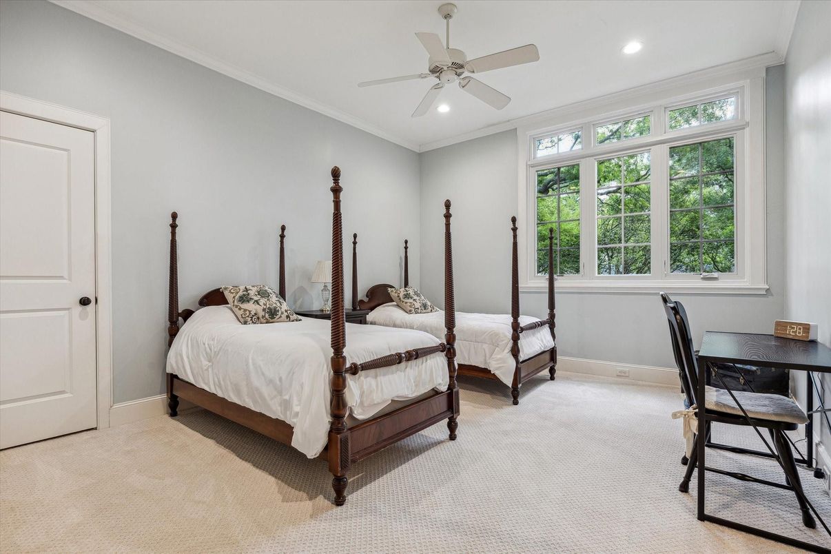 Bedroom, Interior, Recessed Lighting