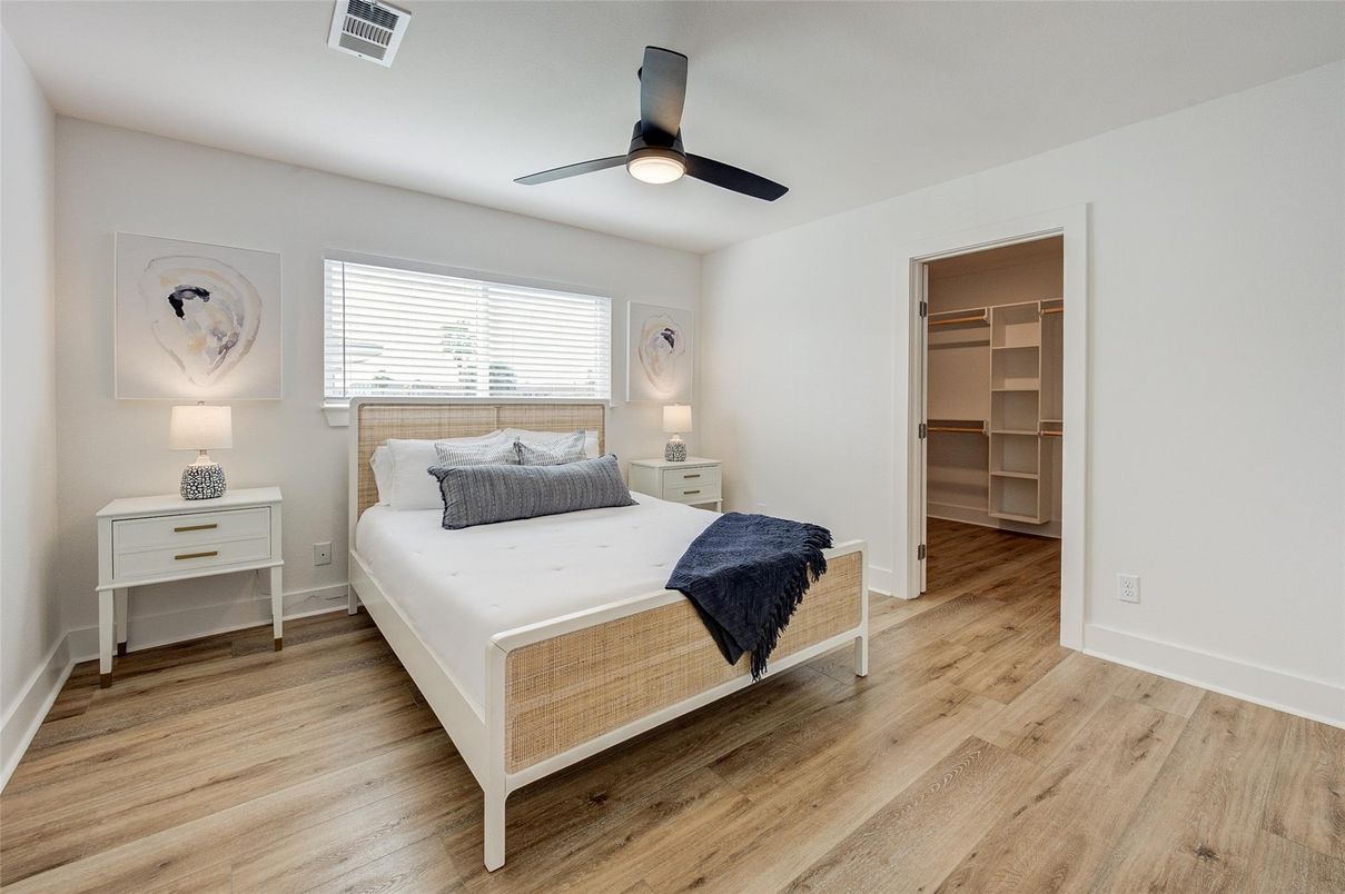 Bedroom, Interior, Wood Texture Flooring